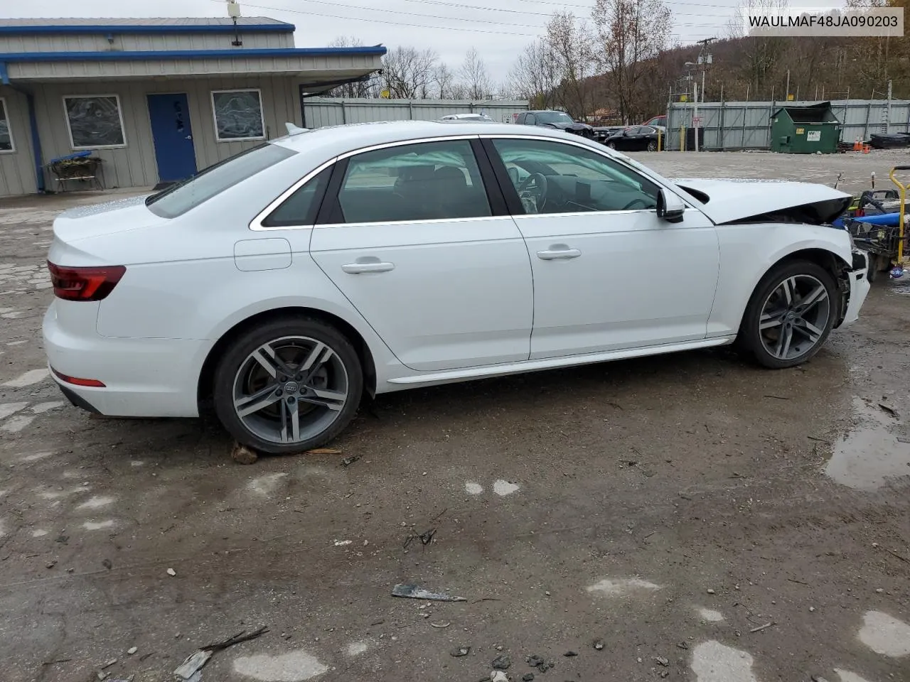 2018 Audi A4 Premium Plus VIN: WAULMAF48JA090203 Lot: 79676894