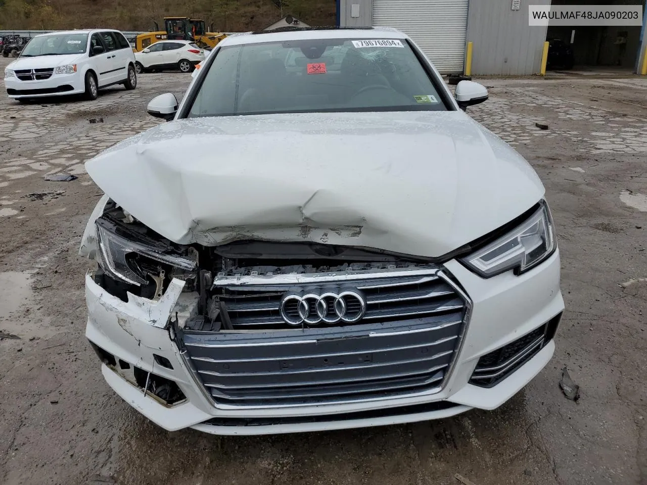 2018 Audi A4 Premium Plus VIN: WAULMAF48JA090203 Lot: 79676894