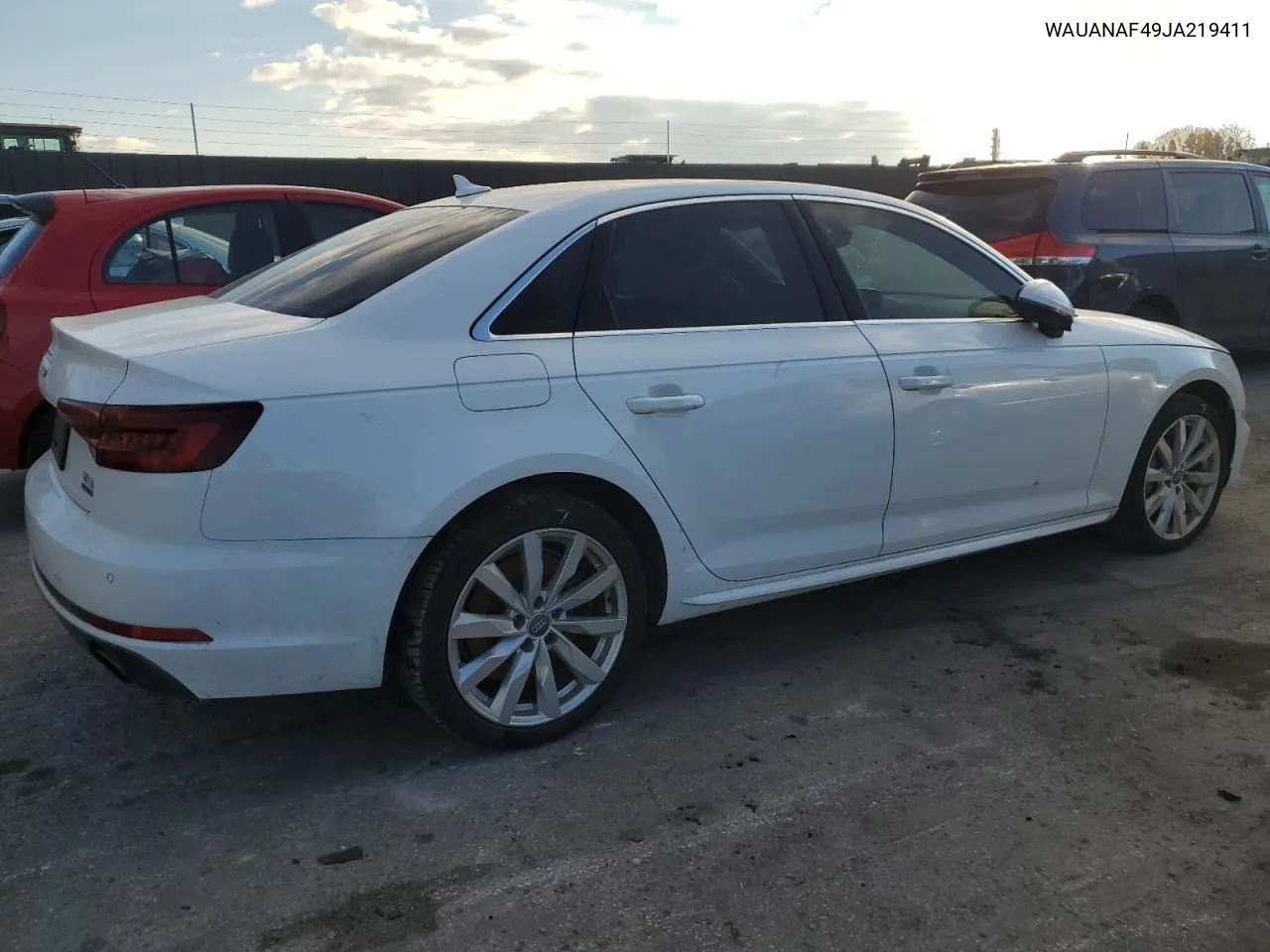 2018 Audi A4 Komfort VIN: WAUANAF49JA219411 Lot: 79815874