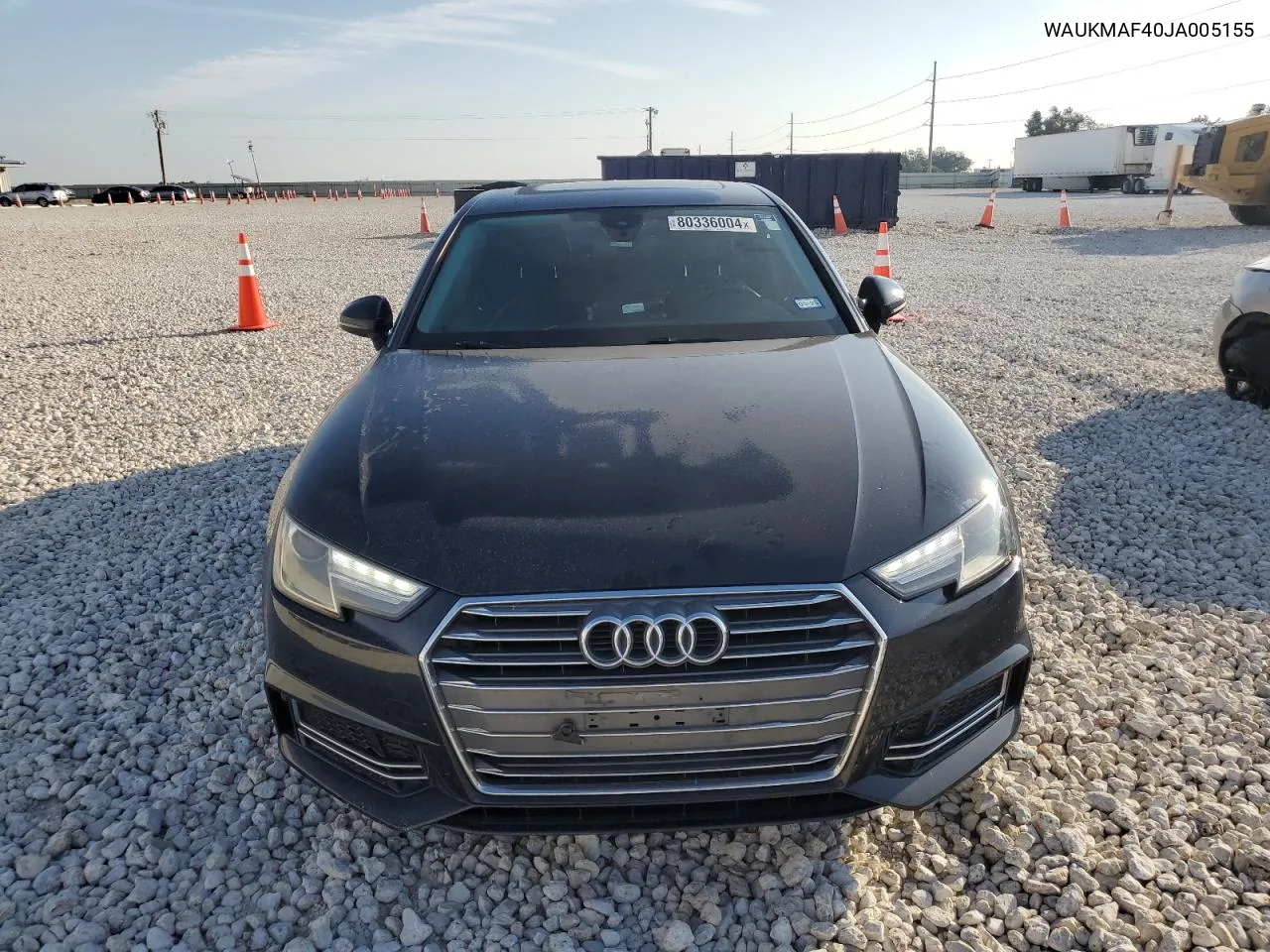 2018 Audi A4 Premium VIN: WAUKMAF40JA005155 Lot: 80336004