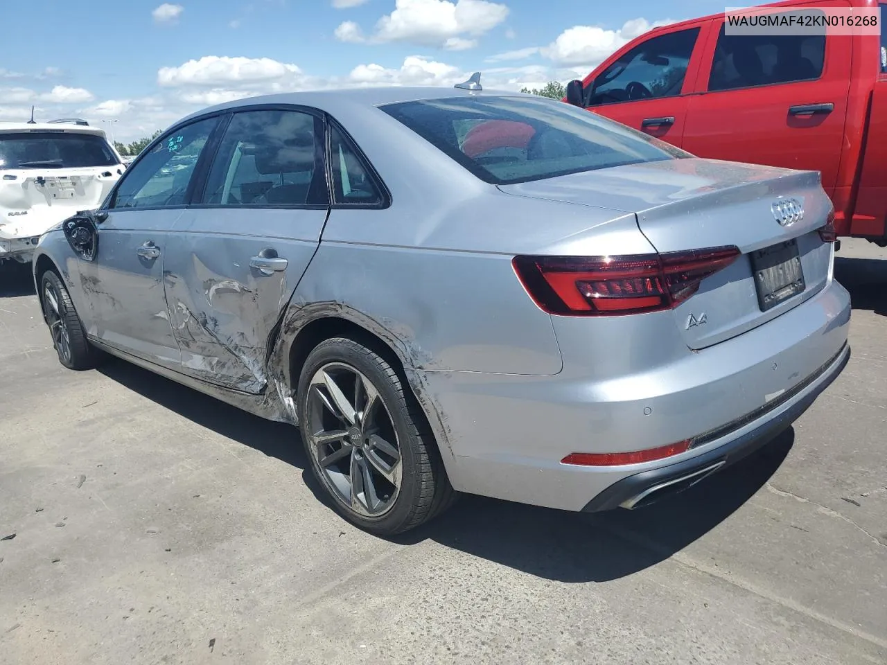 WAUGMAF42KN016268 2019 Audi A4 Premium