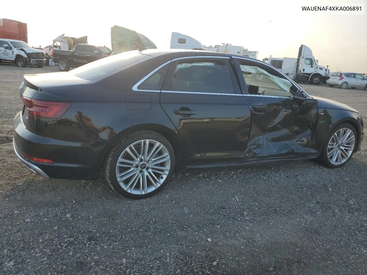 2019 Audi A4 Premium Plus VIN: WAUENAF4XKA006891 Lot: 61727104