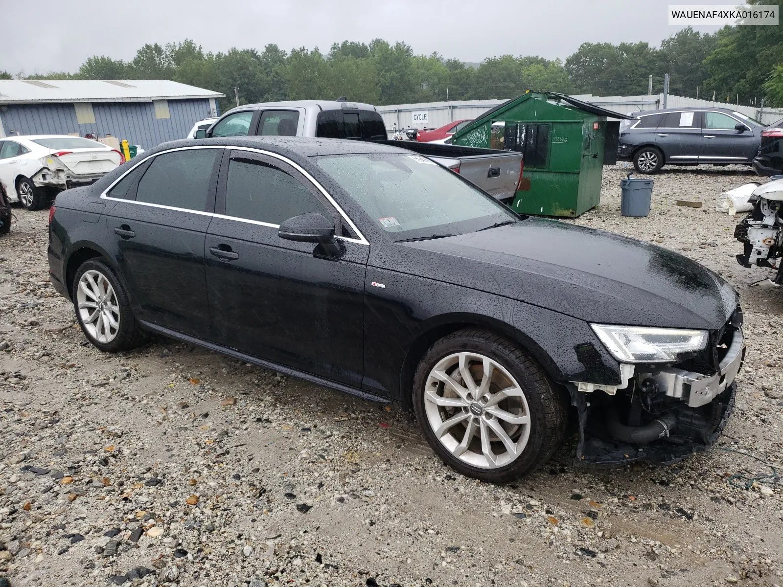 WAUENAF4XKA016174 2019 Audi A4 Premium Plus