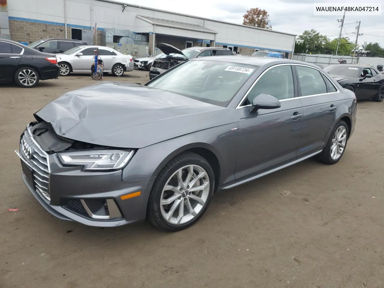 WAUENAF48KA047214 2019 Audi A4 Premium Plus