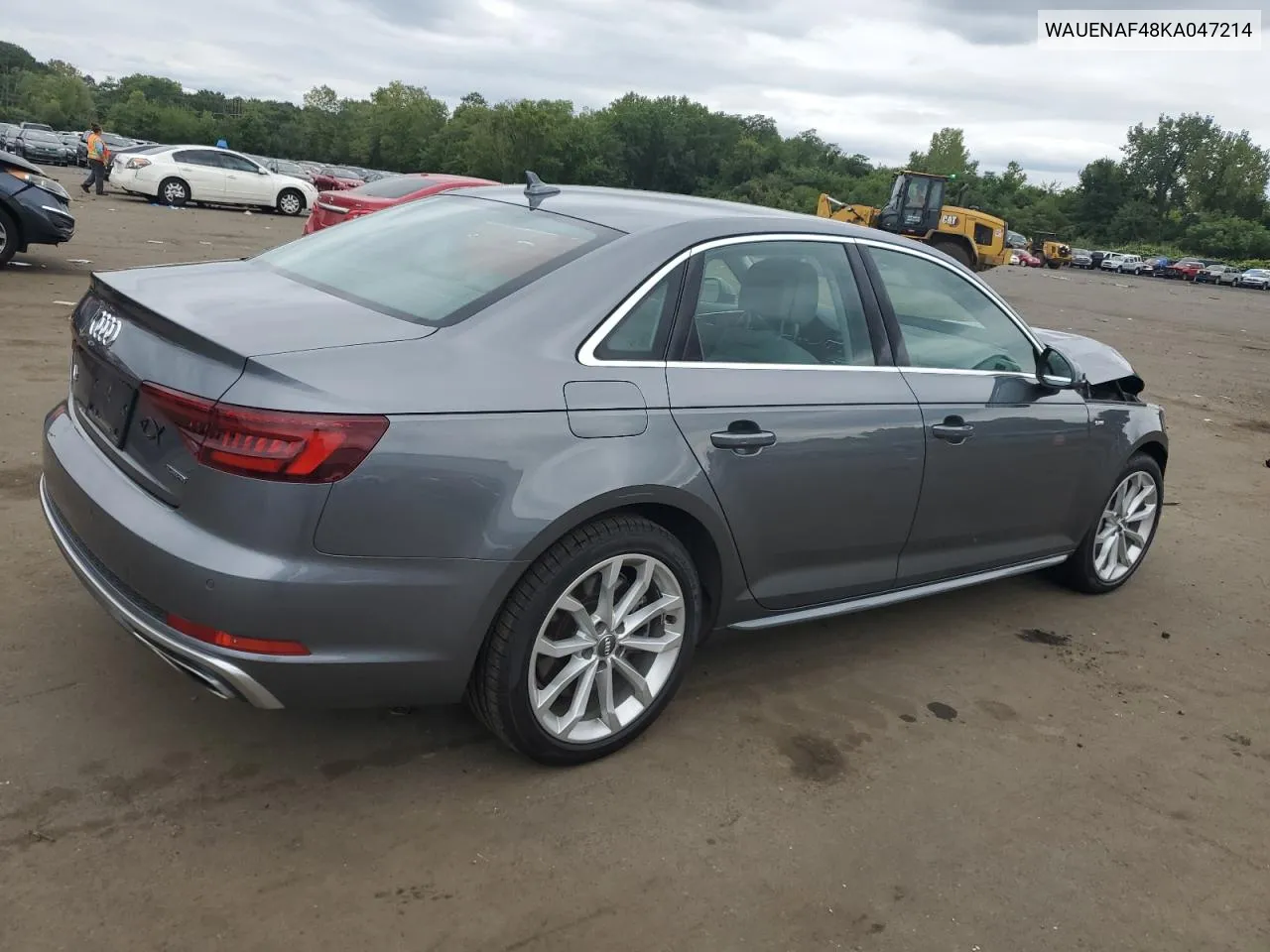 2019 Audi A4 Premium Plus VIN: WAUENAF48KA047214 Lot: 69158734