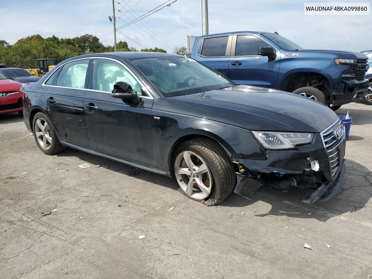 2019 Audi A4 Premium VIN: WAUDNAF48KA099860 Lot: 69462794