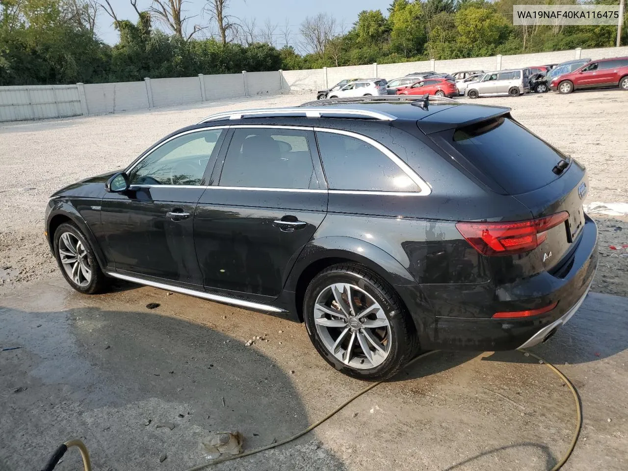 2019 Audi A4 Allroad Prestige VIN: WA19NAF40KA116475 Lot: 70654264