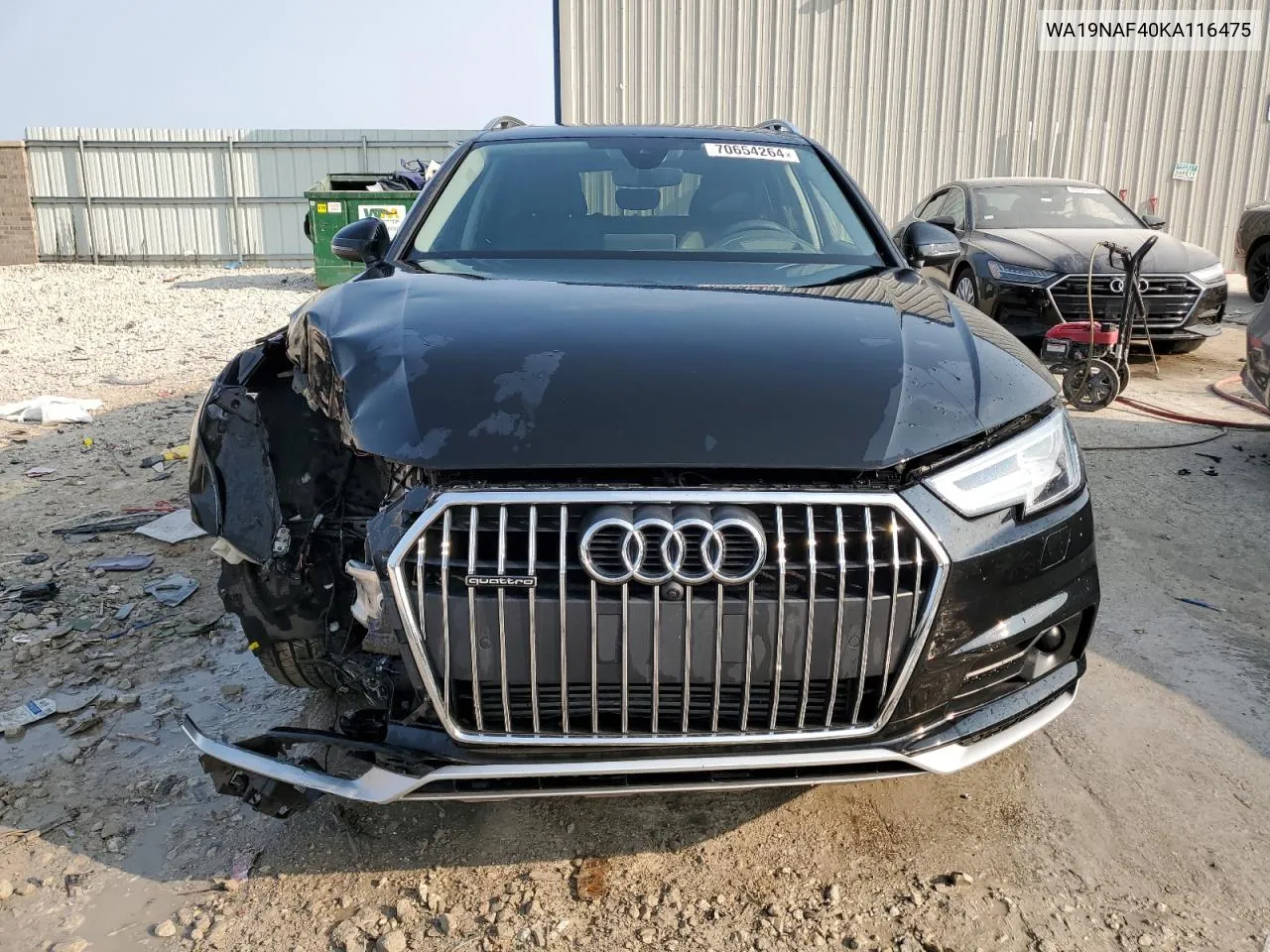 2019 Audi A4 Allroad Prestige VIN: WA19NAF40KA116475 Lot: 70654264