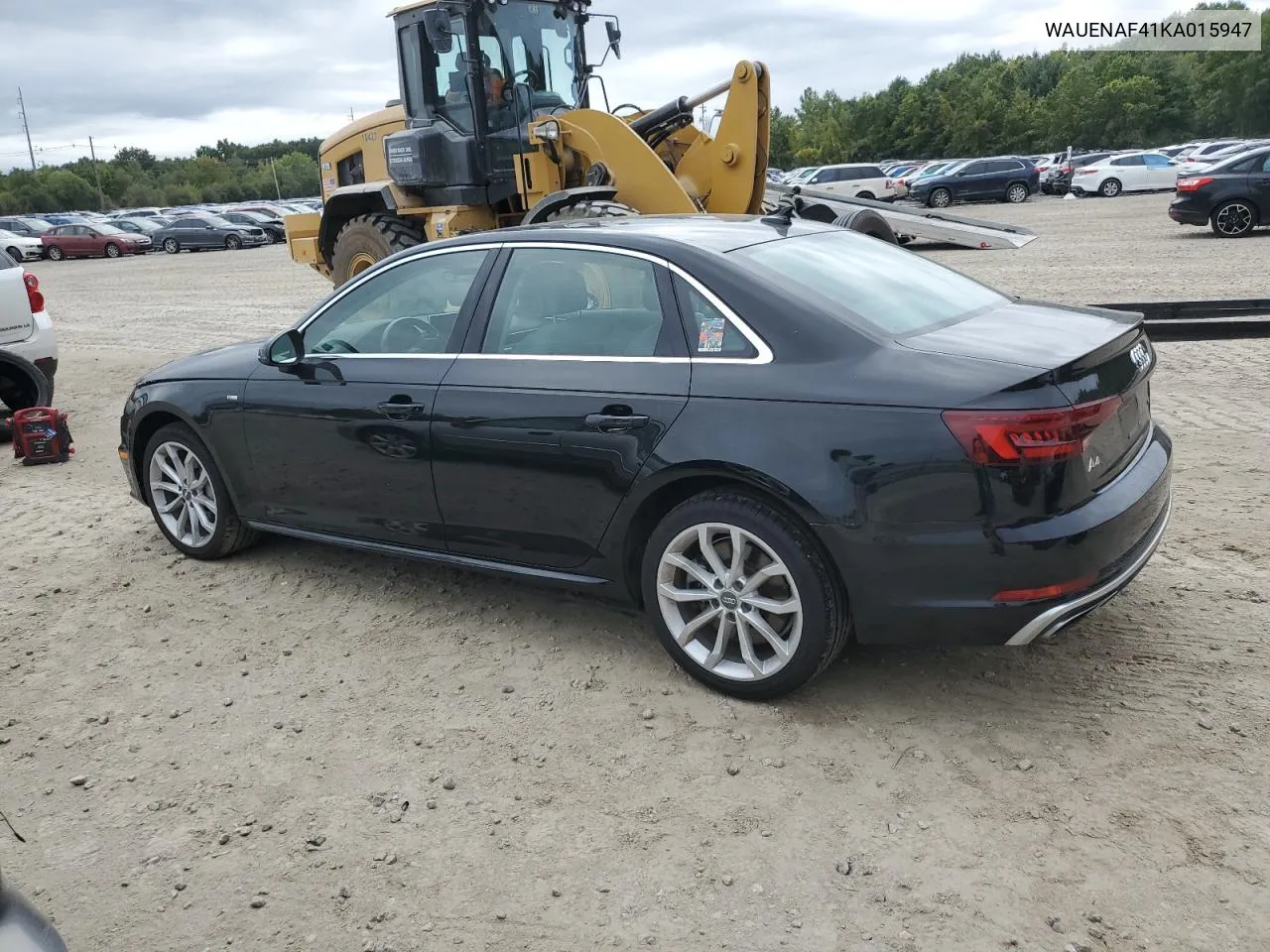 2019 Audi A4 Premium Plus VIN: WAUENAF41KA015947 Lot: 71005034