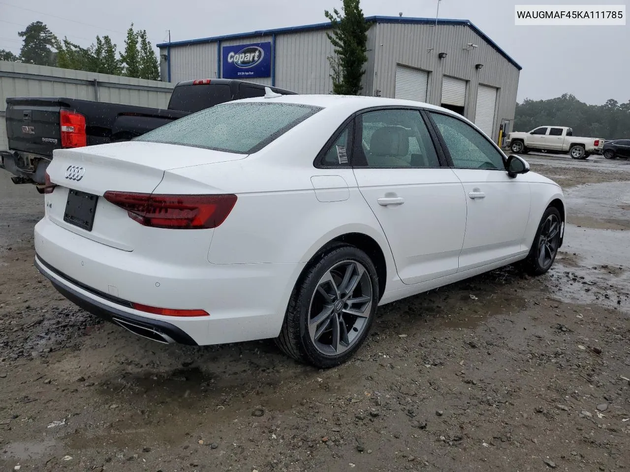 WAUGMAF45KA111785 2019 Audi A4 Premium