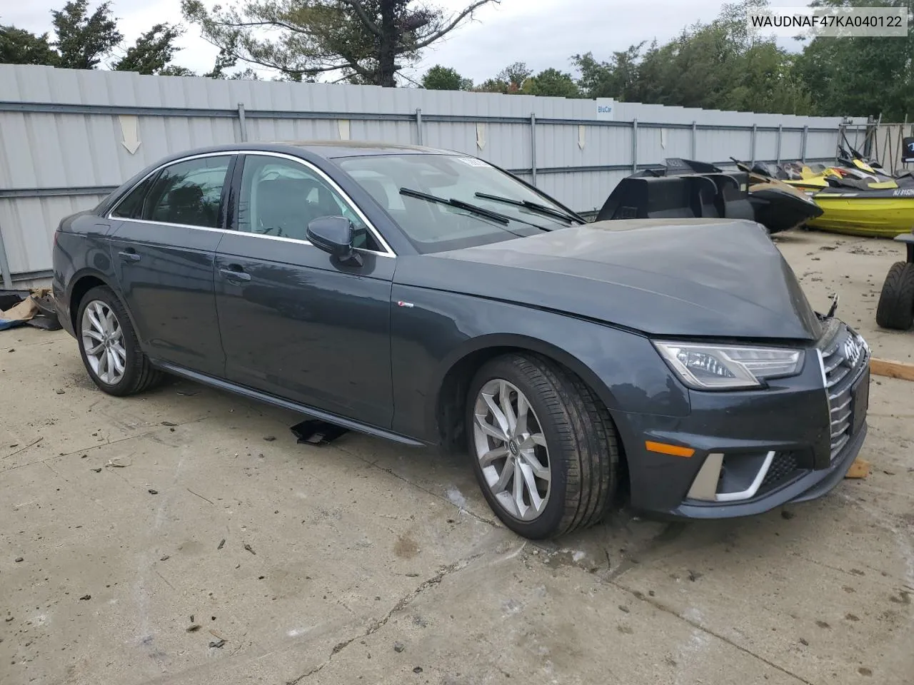 WAUDNAF47KA040122 2019 Audi A4 Premium