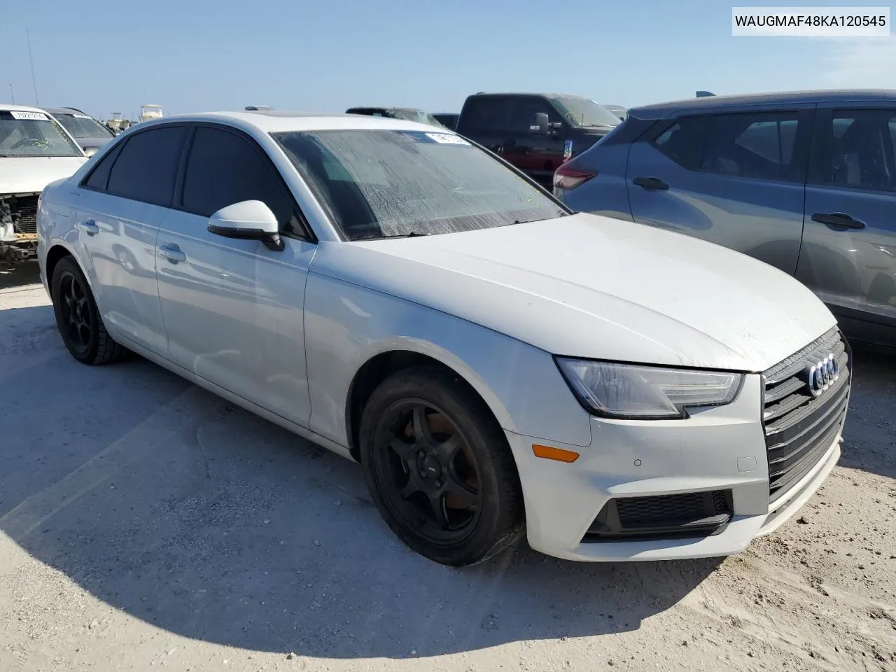 2019 Audi A4 Premium VIN: WAUGMAF48KA120545 Lot: 74617234