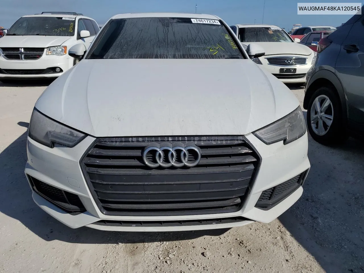 2019 Audi A4 Premium VIN: WAUGMAF48KA120545 Lot: 74617234