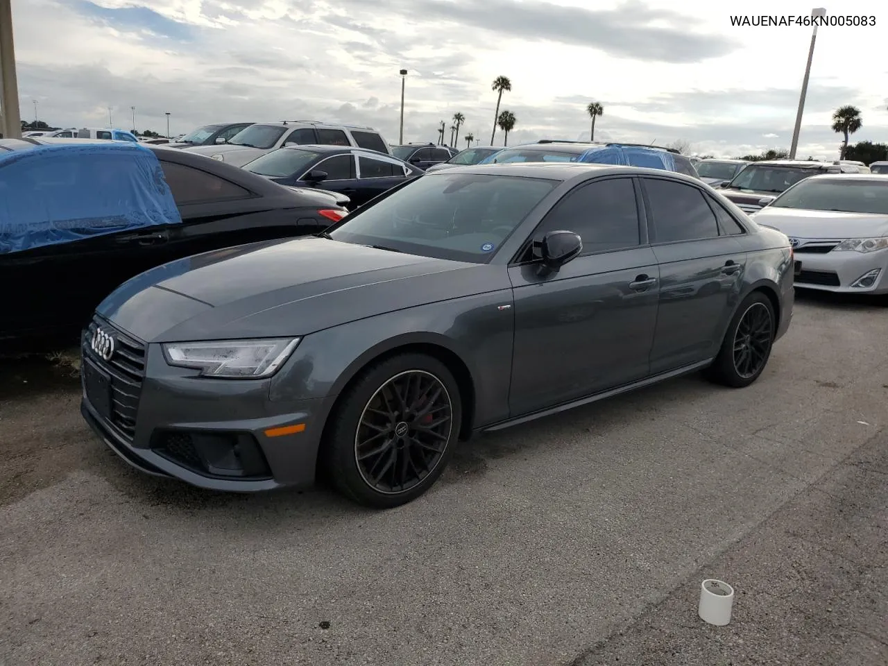 2019 Audi A4 Premium Plus VIN: WAUENAF46KN005083 Lot: 74855244