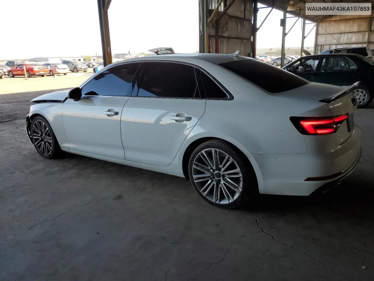 2019 Audi A4 Premium Plus VIN: WAUHMAF43KA107853 Lot: 75199544