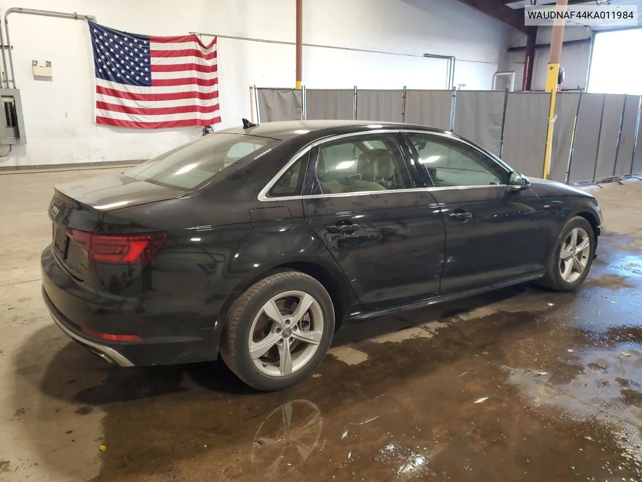 2019 Audi A4 Premium VIN: WAUDNAF44KA011984 Lot: 75829134