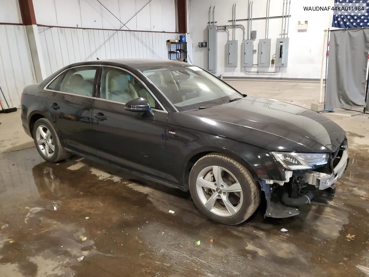 2019 Audi A4 Premium VIN: WAUDNAF44KA011984 Lot: 75829134