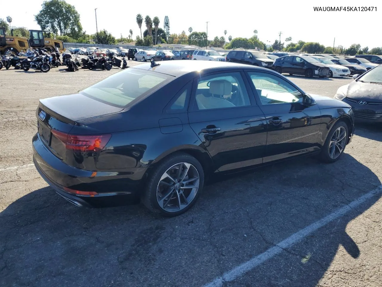 2019 Audi A4 Premium VIN: WAUGMAF45KA120471 Lot: 78681134