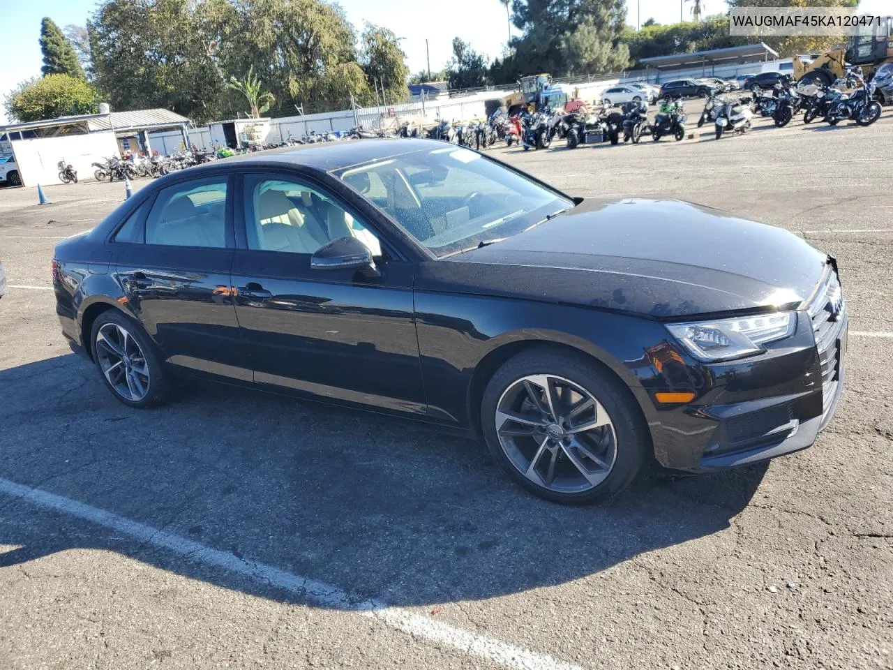 2019 Audi A4 Premium VIN: WAUGMAF45KA120471 Lot: 78681134