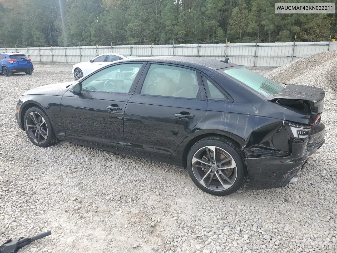 2019 Audi A4 Premium VIN: WAUGMAF43KN022211 Lot: 78724194