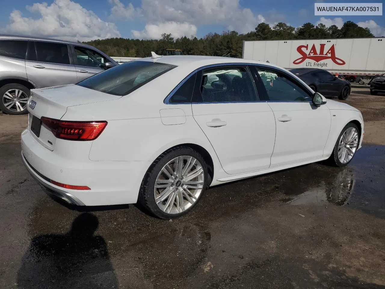 2019 Audi A4 Premium Plus VIN: WAUENAF47KA007531 Lot: 79008704