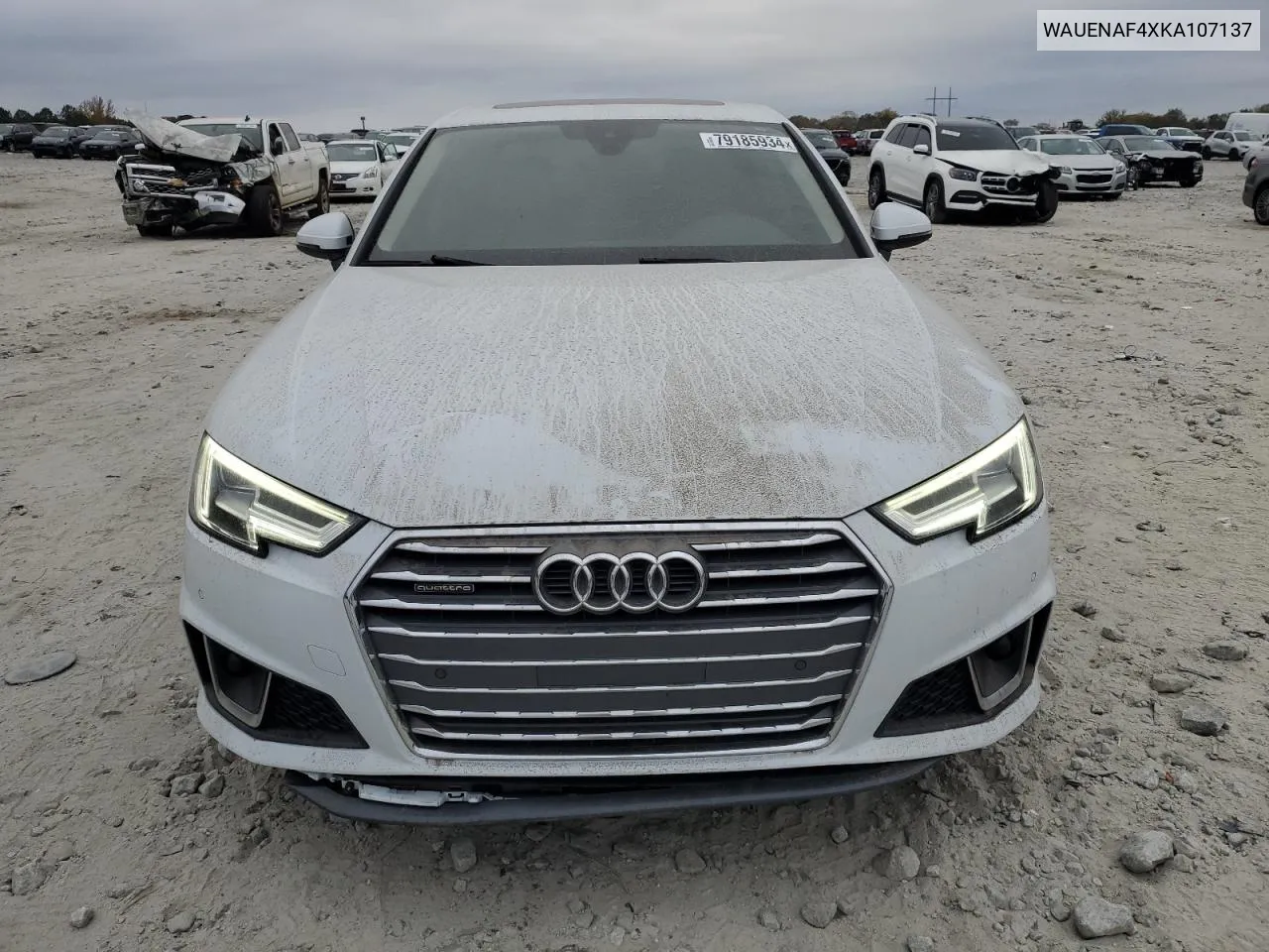 2019 Audi A4 Premium Plus VIN: WAUENAF4XKA107137 Lot: 79185934