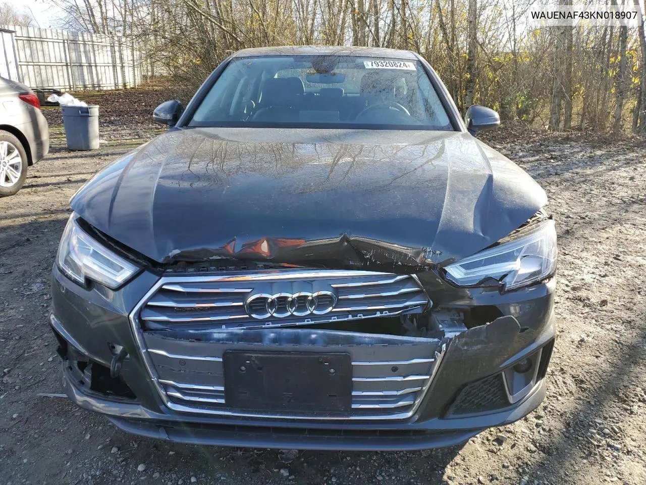 2019 Audi A4 Premium Plus VIN: WAUENAF43KN018907 Lot: 79320824