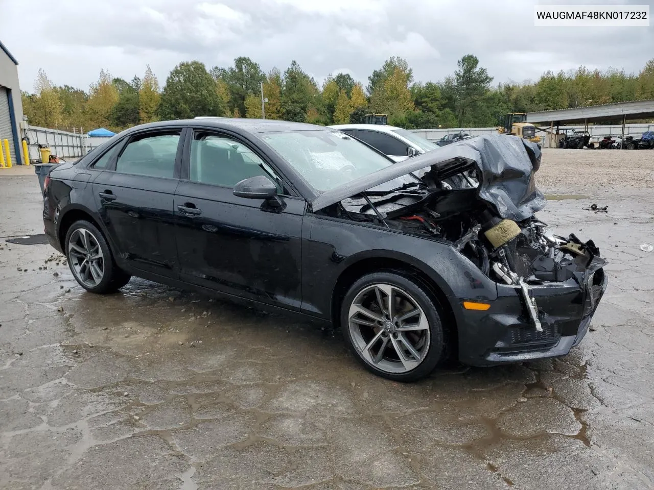 2019 Audi A4 Premium VIN: WAUGMAF48KN017232 Lot: 79529424