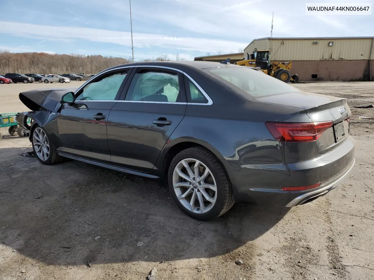 2019 Audi A4 Premium VIN: WAUDNAF44KN006647 Lot: 80487044