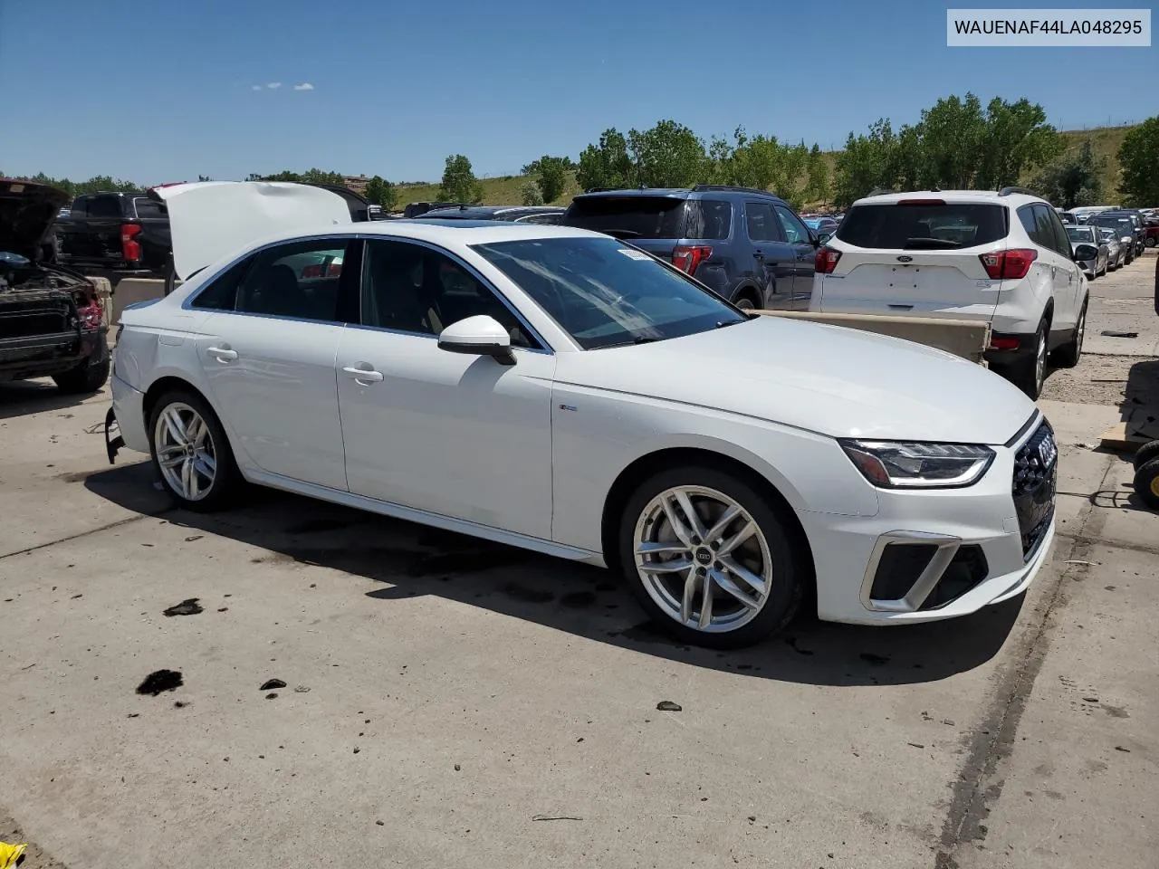 2020 Audi A4 Premium Plus VIN: WAUENAF44LA048295 Lot: 58084884