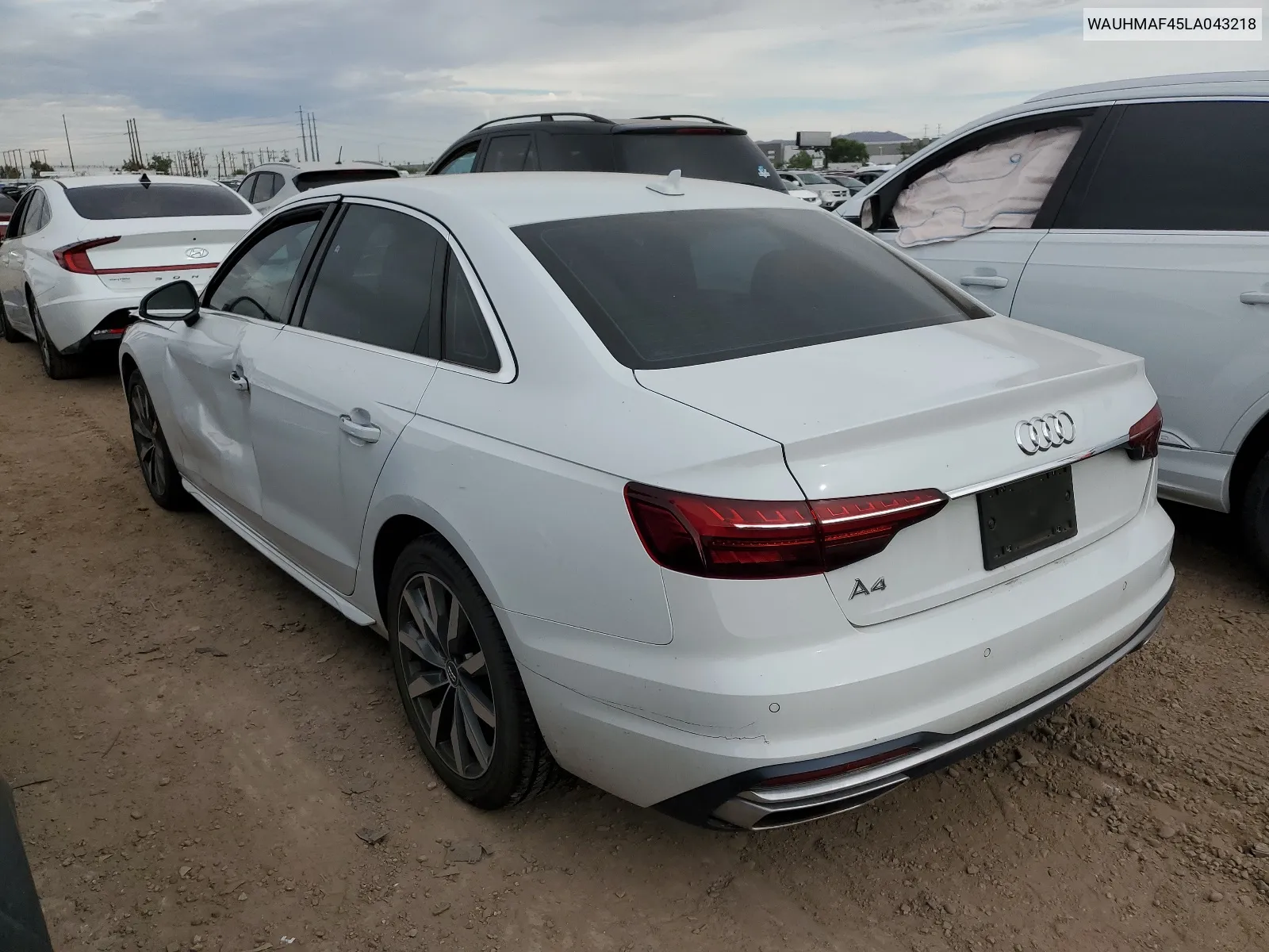 2020 Audi A4 Premium Plus VIN: WAUHMAF45LA043218 Lot: 68558914