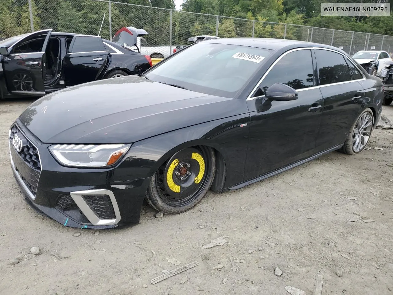 2020 Audi A4 Premium Plus VIN: WAUENAF46LN009295 Lot: 69079984