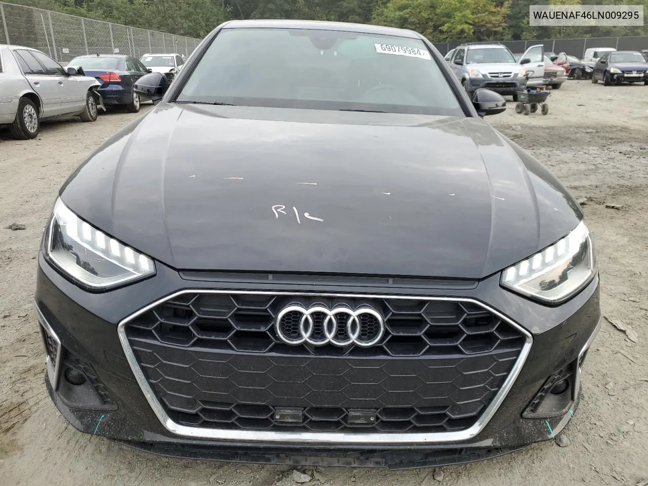 2020 Audi A4 Premium Plus VIN: WAUENAF46LN009295 Lot: 69079984