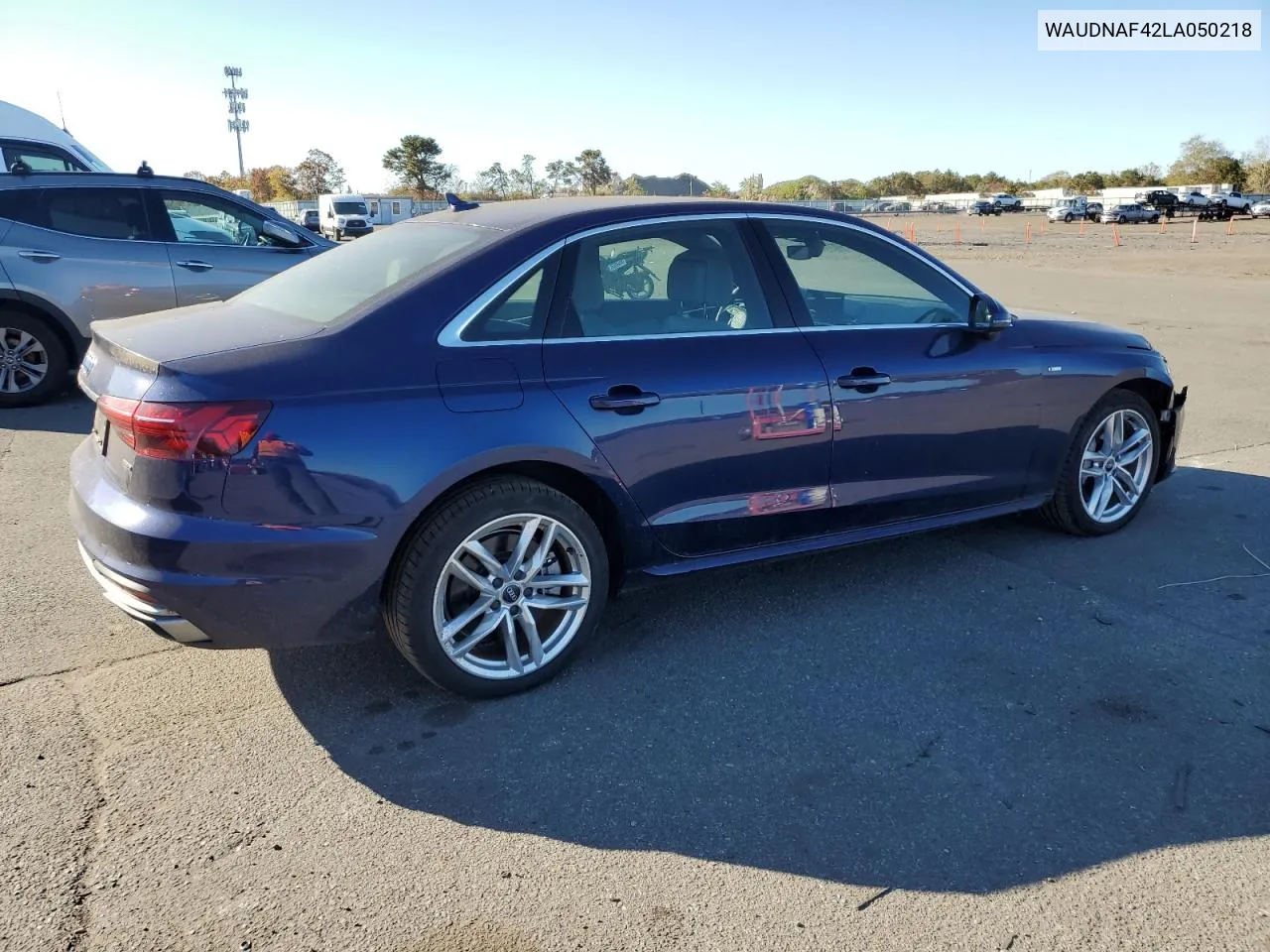 2020 Audi A4 Premium VIN: WAUDNAF42LA050218 Lot: 74707774