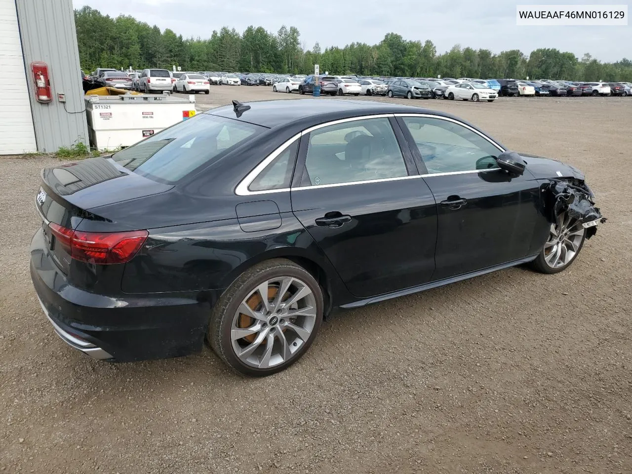 2021 Audi A4 Premium Plus 45 VIN: WAUEAAF46MN016129 Lot: 63778444