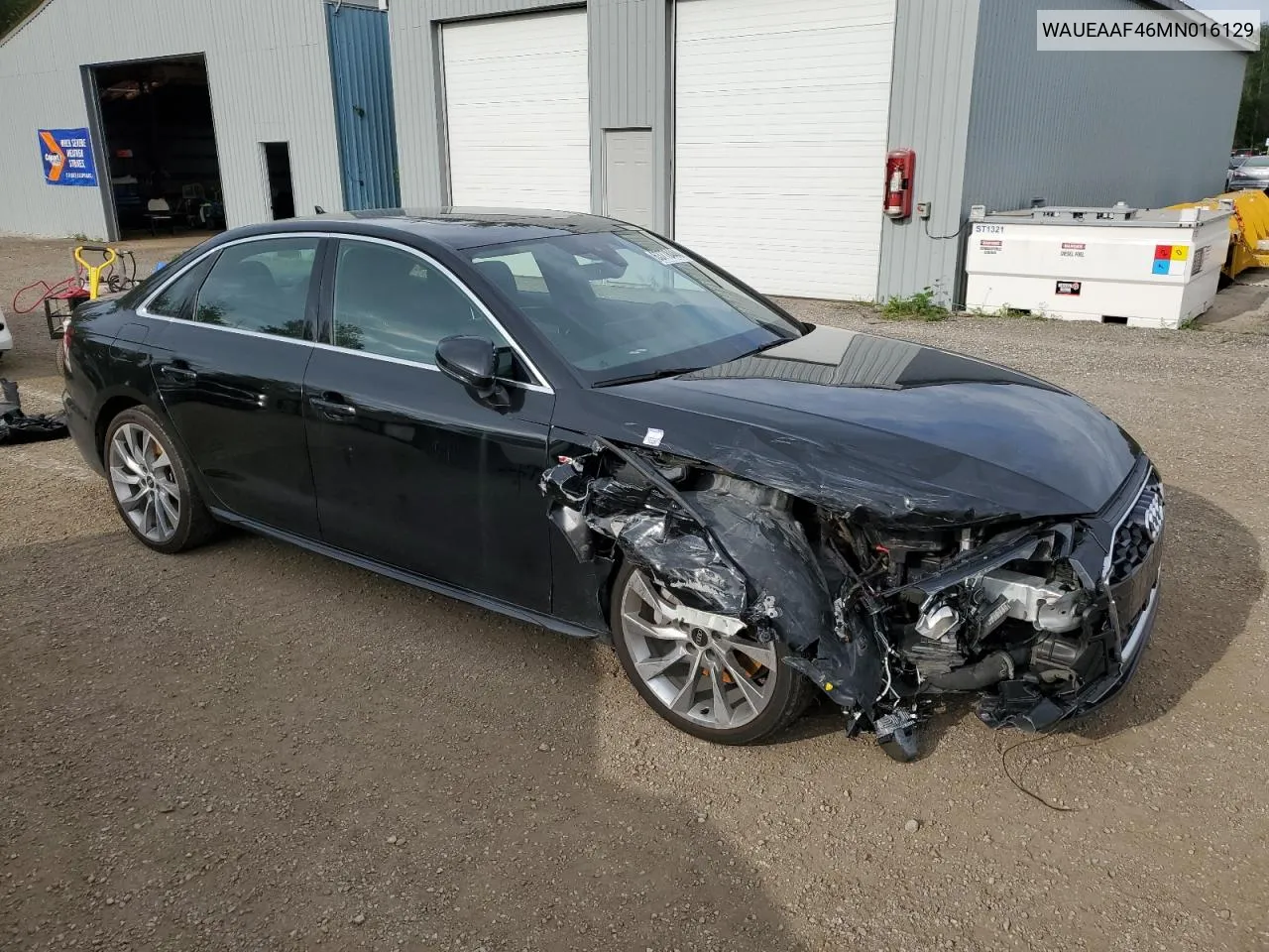 2021 Audi A4 Premium Plus 45 VIN: WAUEAAF46MN016129 Lot: 63778444