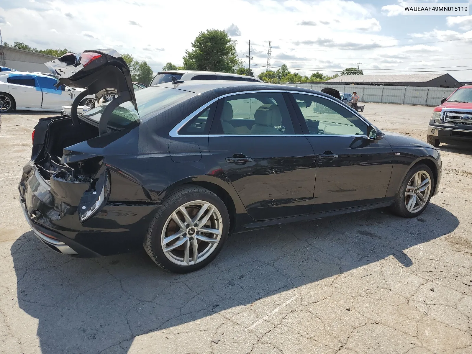 2021 Audi A4 Premium Plus 45 VIN: WAUEAAF49MN015119 Lot: 65780144