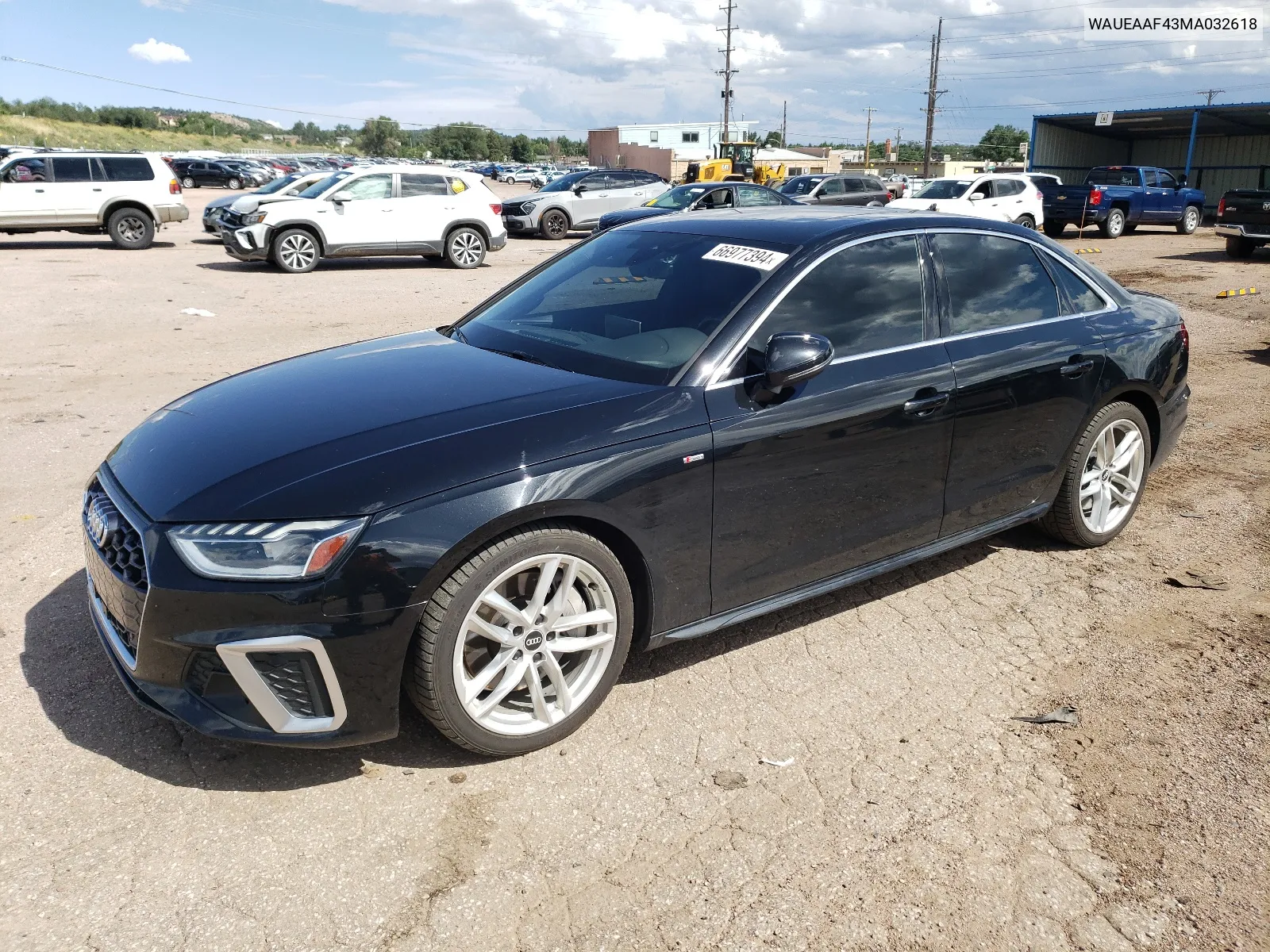 2021 Audi A4 Premium Plus 45 VIN: WAUEAAF43MA032618 Lot: 66977394