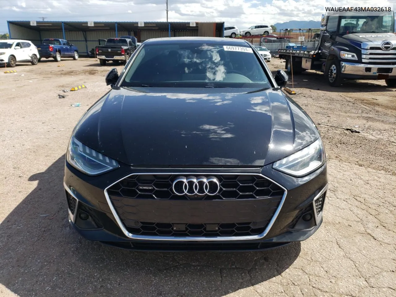 2021 Audi A4 Premium Plus 45 VIN: WAUEAAF43MA032618 Lot: 66977394