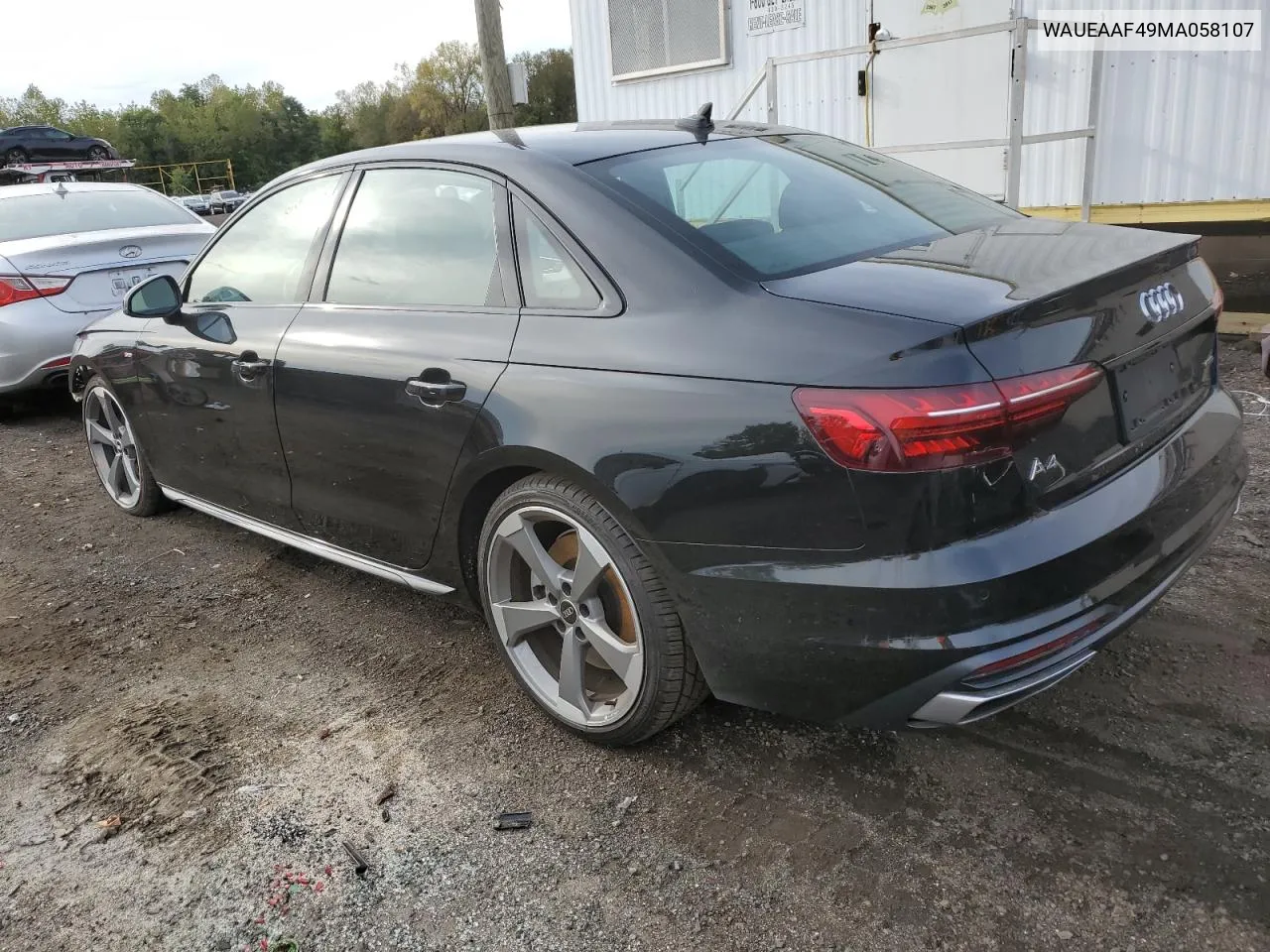 2021 Audi A4 Premium Plus 45 VIN: WAUEAAF49MA058107 Lot: 72622604