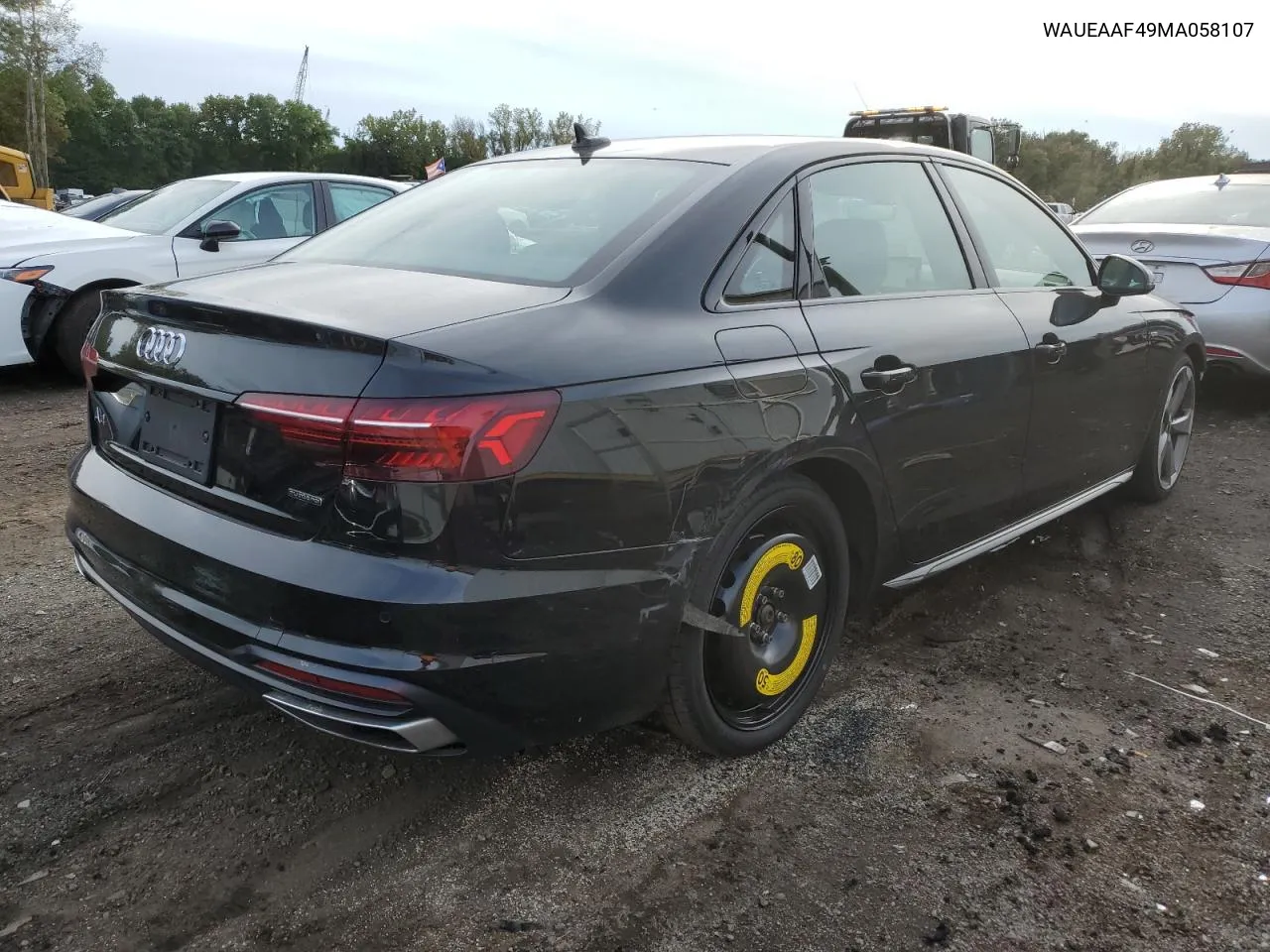 2021 Audi A4 Premium Plus 45 VIN: WAUEAAF49MA058107 Lot: 72622604