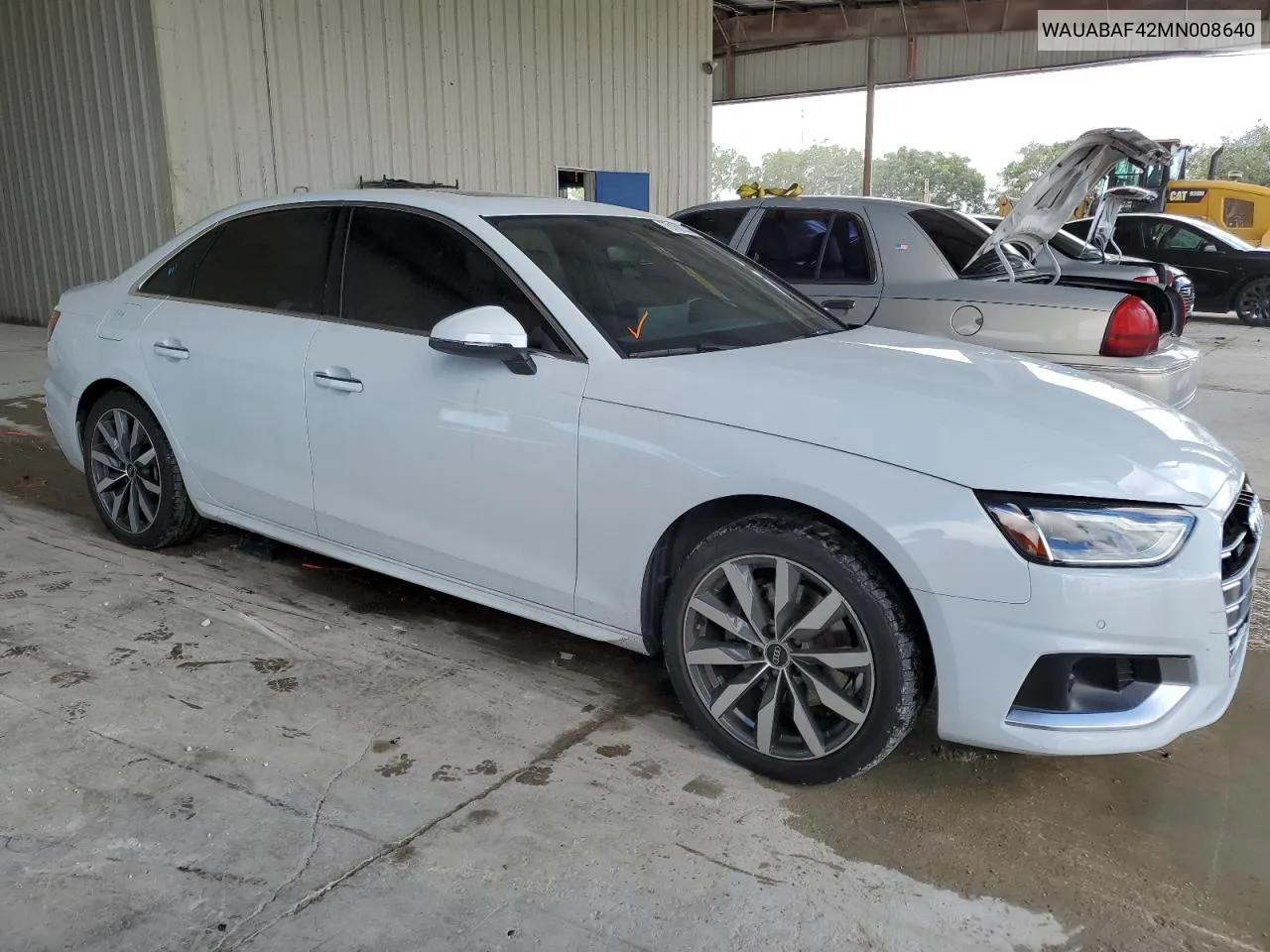 2021 Audi A4 Premium 40 VIN: WAUABAF42MN008640 Lot: 76160053