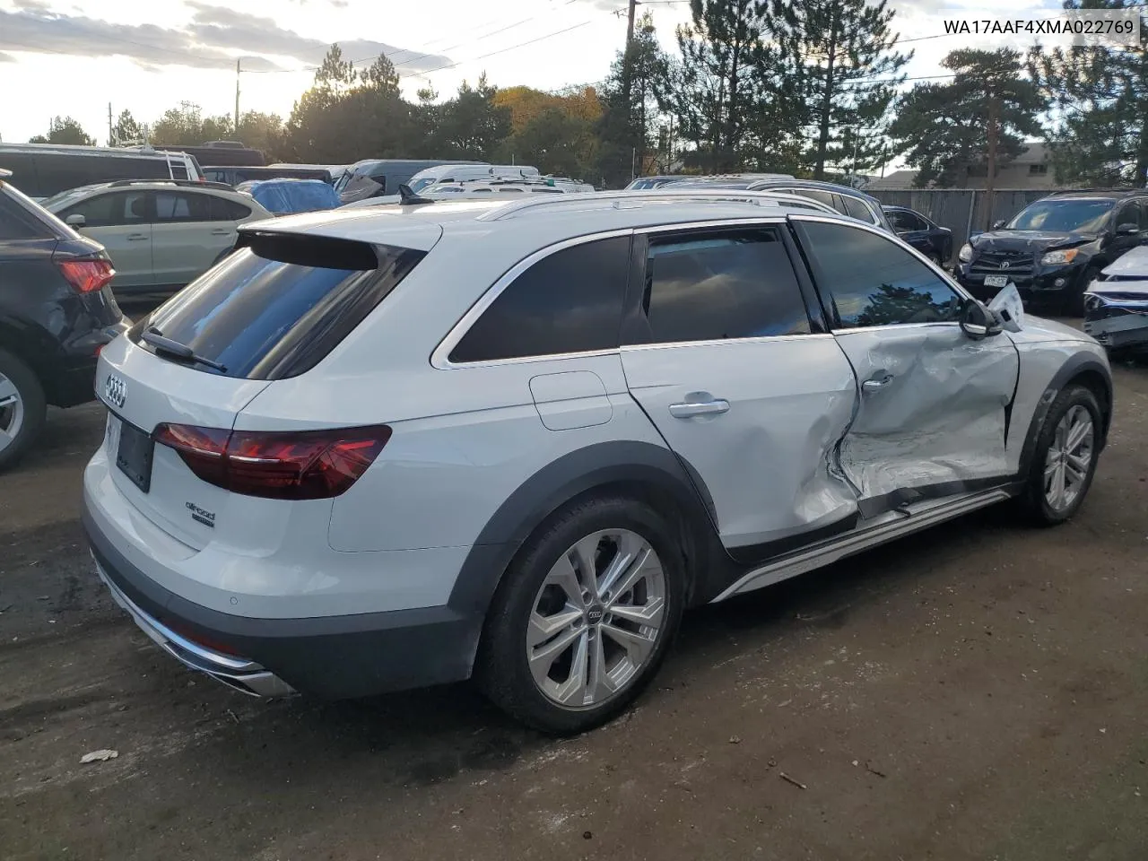 2021 Audi A4 Allroad Premium VIN: WA17AAF4XMA022769 Lot: 77647504