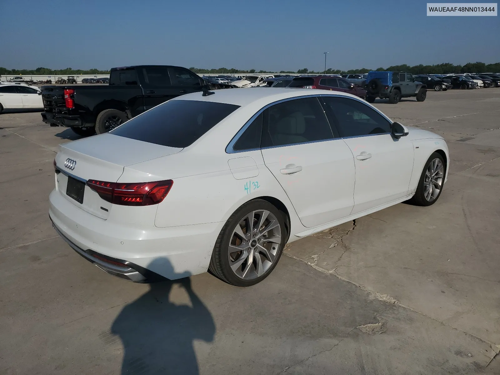 WAUEAAF48NN013444 2022 Audi A4 Premium Plus 45