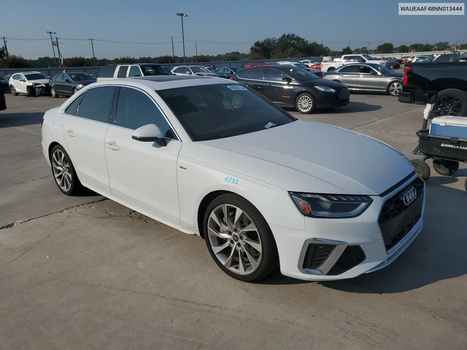 WAUEAAF48NN013444 2022 Audi A4 Premium Plus 45