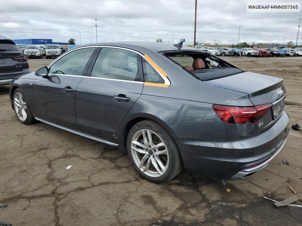 2022 Audi A4 Premium Plus 45 VIN: WAUEAAF44NN007365 Lot: 71929204