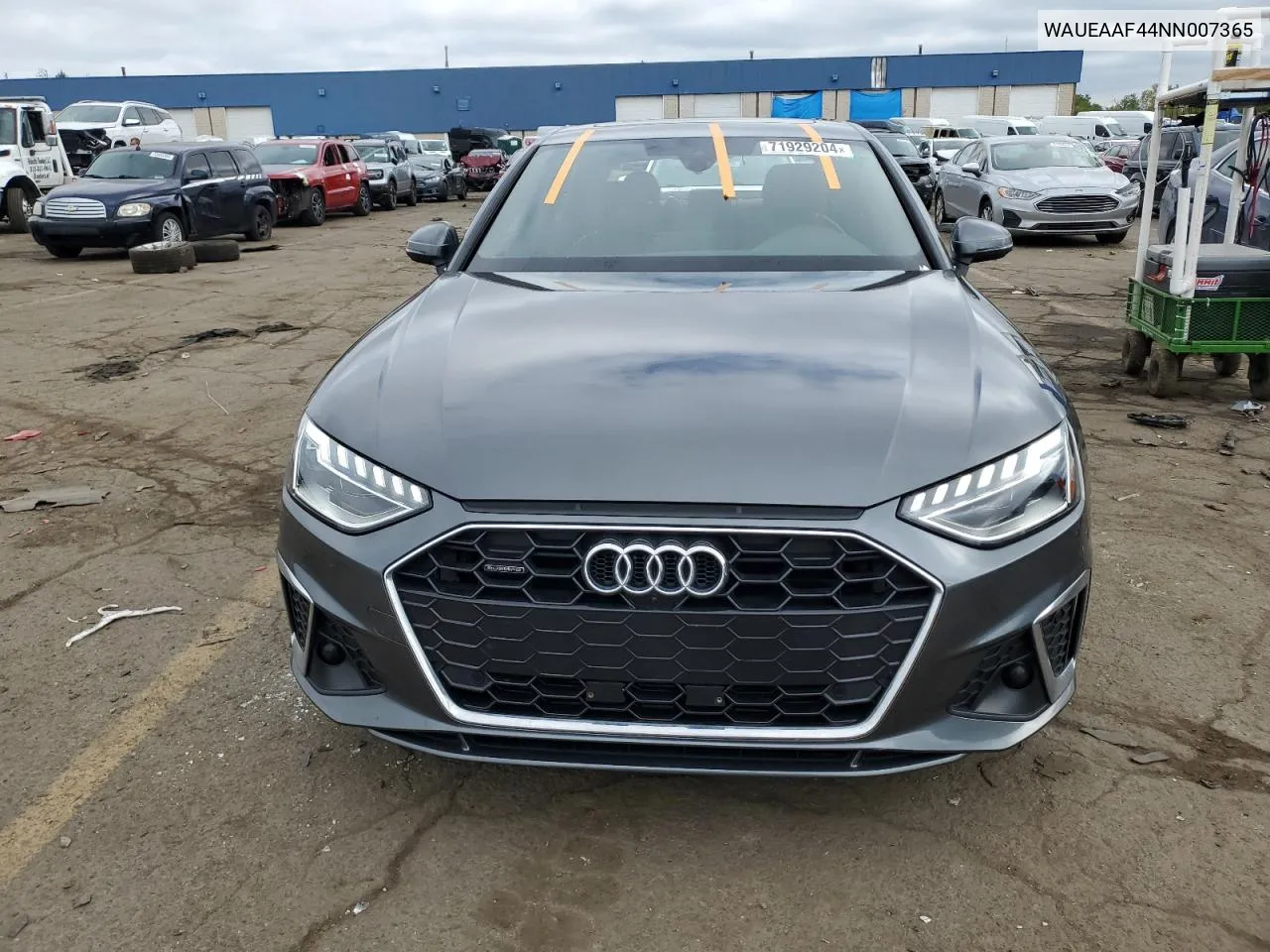 2022 Audi A4 Premium Plus 45 VIN: WAUEAAF44NN007365 Lot: 71929204