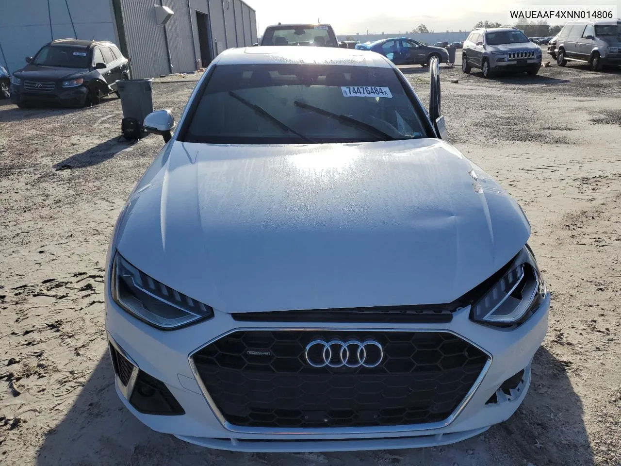 2022 Audi A4 Premium Plus 45 VIN: WAUEAAF4XNN014806 Lot: 74476484