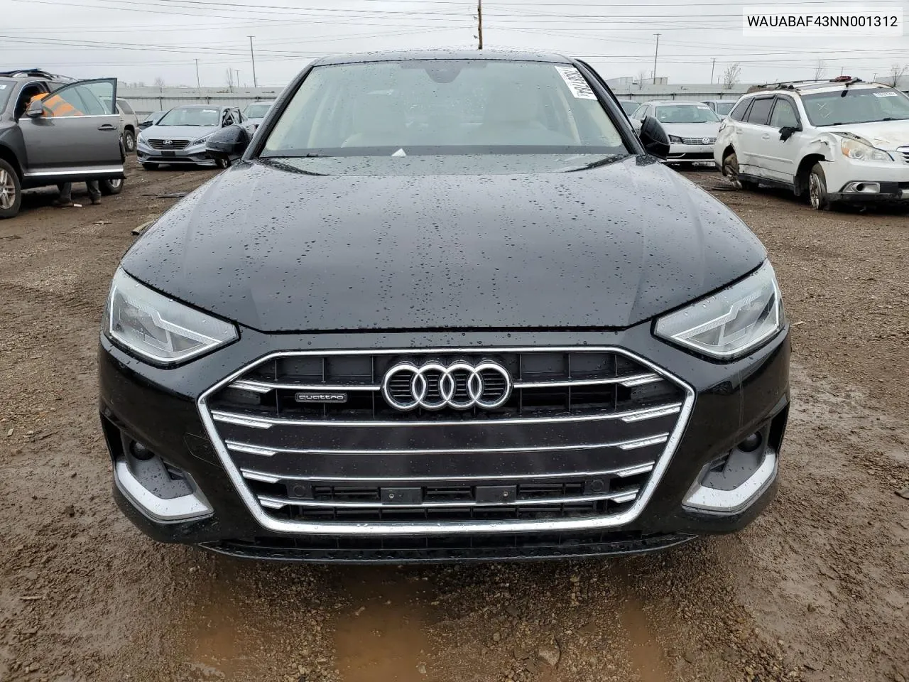 2022 Audi A4 Premium 40 VIN: WAUABAF43NN001312 Lot: 78381784