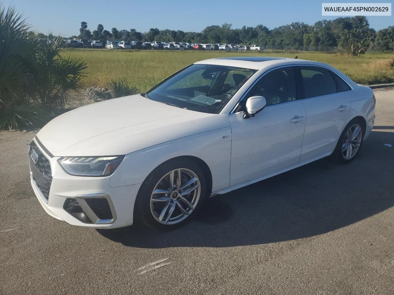 2023 Audi A4 Premium Plus 45 VIN: WAUEAAF45PN002629 Lot: 77473004